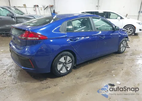 2019 Hyundai Ioniq Hybrid Blue z USA, uszkodzony, nr VIN KMHC65LC1KU128365
